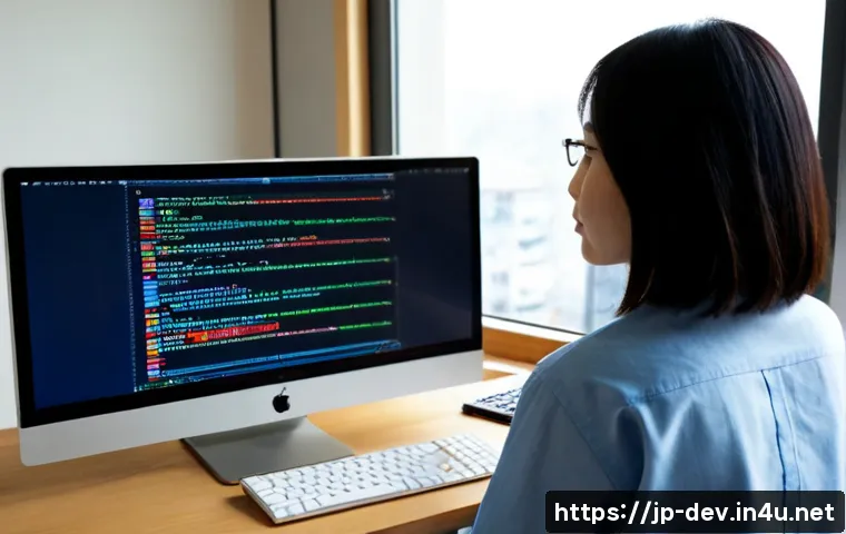 React Hook 사용법 초보자 가이드 - Photorealistic Japanese beginner programmer at a clean home desk, studying colorful abstract code bl...